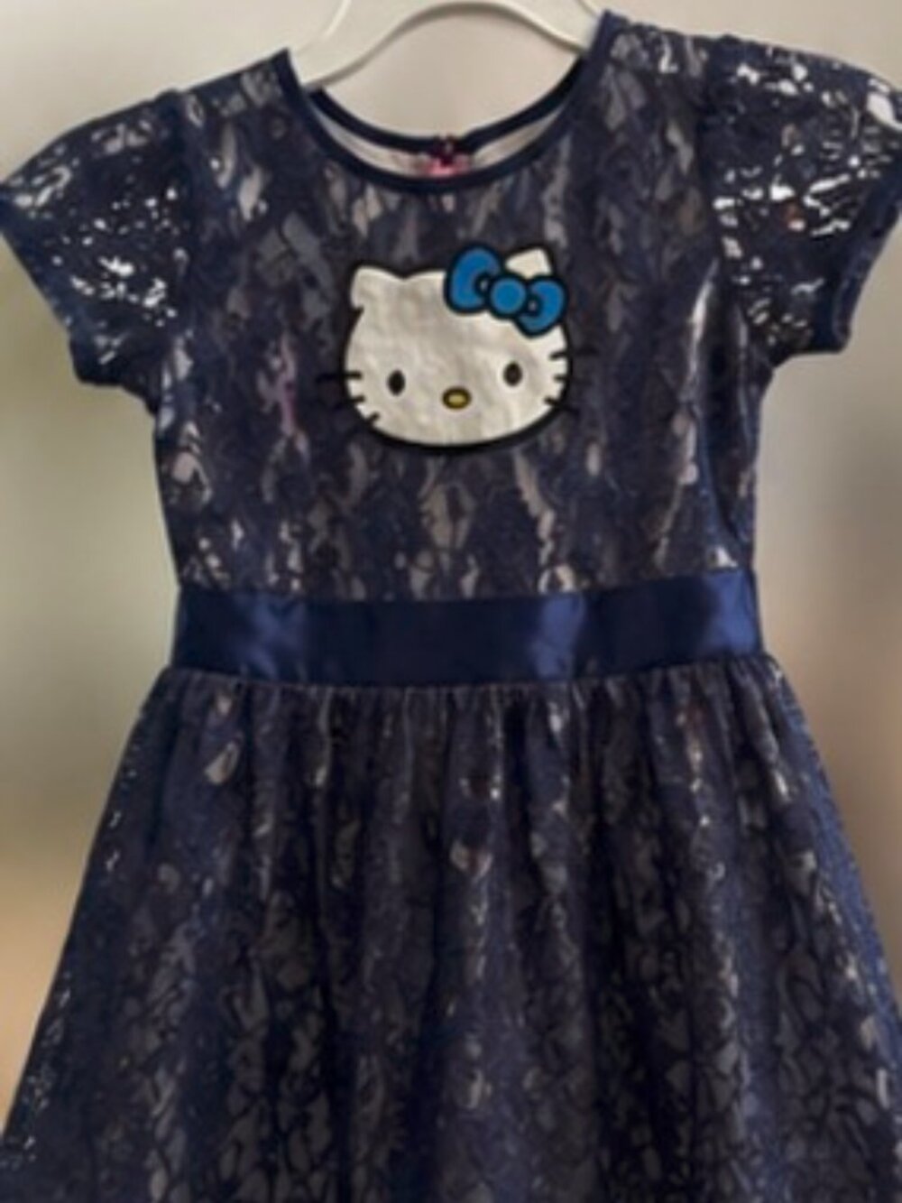 Hello Kitty Girls Lace Dress Size Small 6/6X